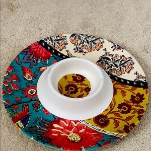 Bamboo Salsa Dip Tray